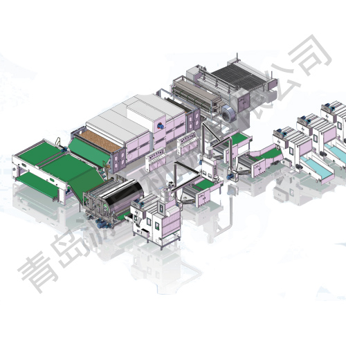 節(jié)能烘箱無(wú)膠綿生產(chǎn)線(xiàn)